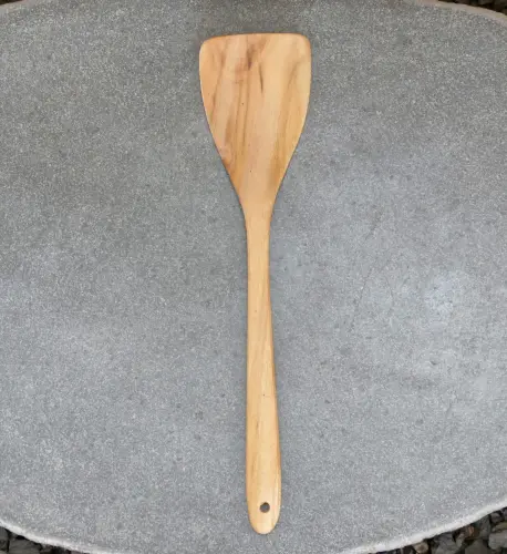 Product image of the product “Wooden spatula, made of teak wood, 30 cm Length ”